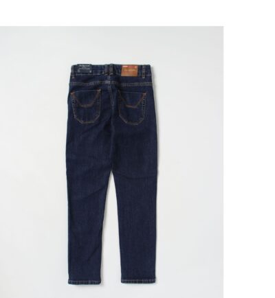 Jeans con toppa in alcantara jeckerson
